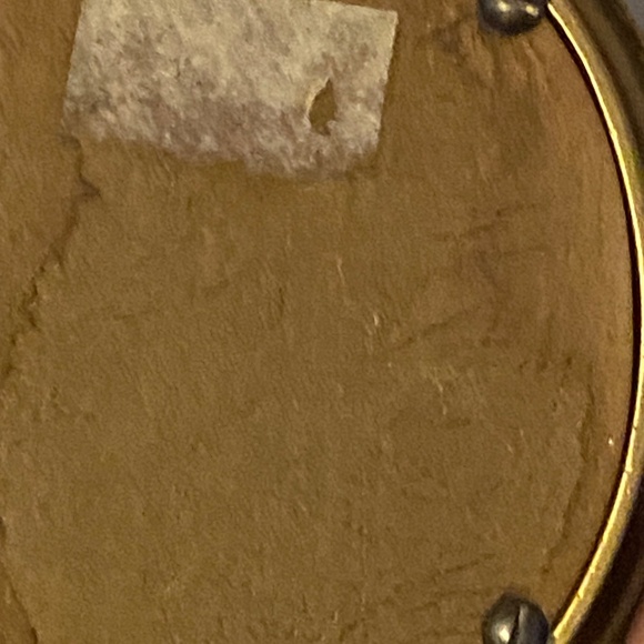 Vintage mini Fragonard ceramic & velvet gold framed pics. 3 pce - Picture 10 of 16